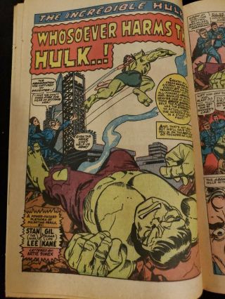 TALES TO ASTONISH 91 F,  Hulk/Sub - Mariner,  1st Abomination c,  Marvel Comics 1967 3