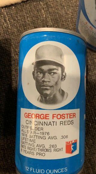 George Foster 1977 Rc Royal Crown Cola Collectible Can Steel Rare Vintage