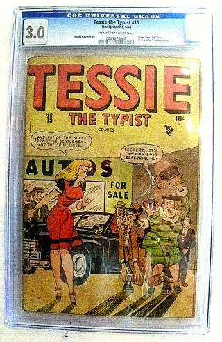 Tessie The Typist 15 Cgc 3.  0