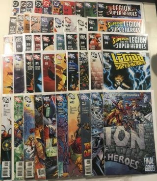 Legion Of - Heroes Complete Series Dc Comics 1 - 50 2005 - 2009 Deal