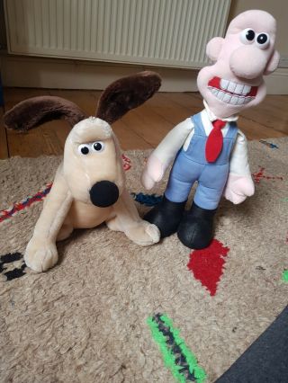 Wallace & Gromit Plush Stuffed Animal Dolls 1989