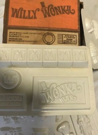 1970s Willy Wonka Candy Wrapper for homemade candy bars.  Collectible 2