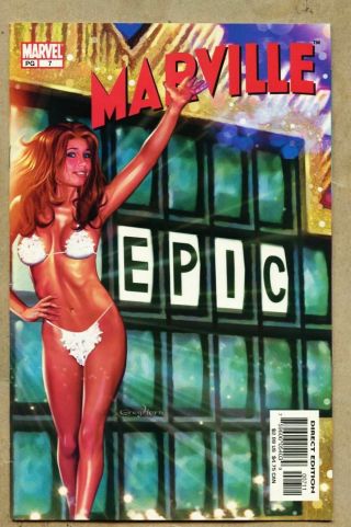 Marville 7 - 2003 Fn,  6.  5 Greg Horn / Last Issue / Epic Comics Preview