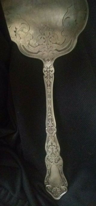 Rogers Antique Pat 9.  07 Solid Soup Ladle Silver Plated