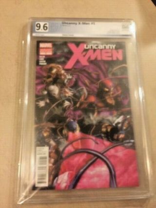 Uncanny X - Men 5 Pgx 9.  6 Not Cgc Venom Variant 1:50 Horn - Magneto Cyclops Vhtf