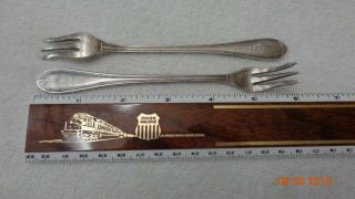 Vintage Cocktail Forks From Lasalle Hotel In Chicago Illinois