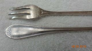 Vintage Cocktail Forks from Lasalle Hotel in Chicago Illinois 3