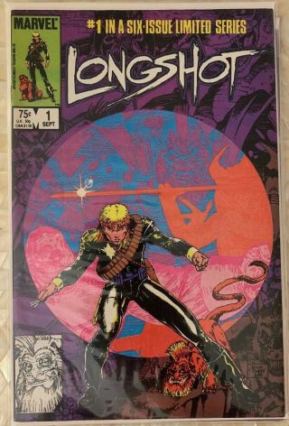 Longshot Limited Series Set 1,  3,  4,  5 Vf/nm 1985 Marvel Comics