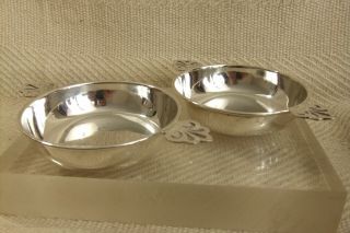Vintage Silver Plated Scottish QUAICH Drinking Vessels by FENTON RUSSEL & CO Ltd 2