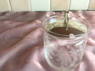 Cut Glass Preserves Pot With A Hallmarked Silver Lid