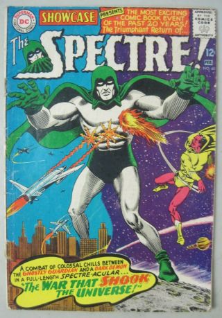 Showcase 60 1st Silver Age Appearance Of The Spectre Dc Comics 1966 Gardner Fox