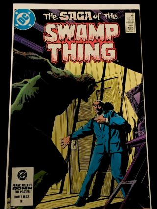 Swamp Thing (vol.  2) 21 Nm 9.  4 - 9.  6 Saga Origin Alan Moore Dc Comics 1984