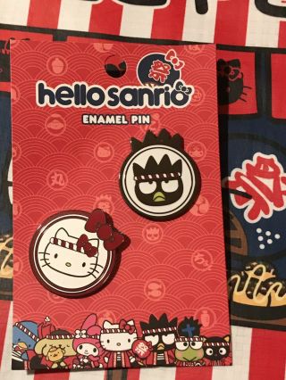 Sanrio Hello Kitty And Badtz Maru Pin Set