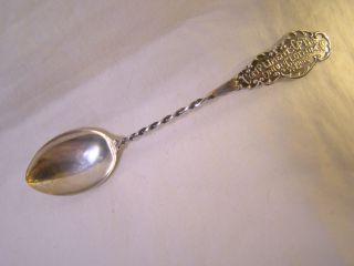 Antique Union Clothing Company Advertising Souvenir Sterling Silver Spoon