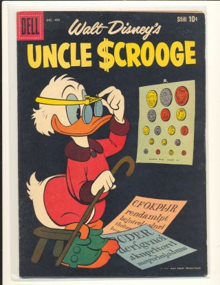 Walt Disney’s Uncle Scrooge 28 - Carl Barks Cover Vg/fine Cond.