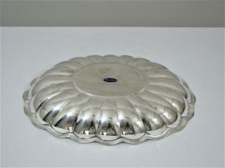 Reed Barton Holiday Silverplate Oval Centerpiece Serving Tray Platter Dish 110 5