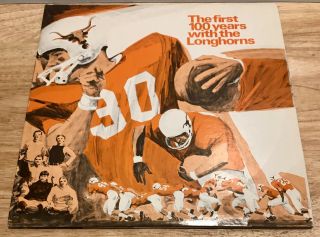 2 Lp Record The First 100 Years With The Texas Longhorns Frank Glieber/a Chesser