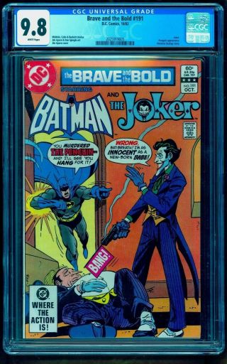 Brave And The Bold 191 Cgc 9.  8 Joker Penguin Cvr See Batman 38 No Res