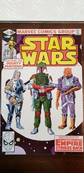 Star Wars 42 (dec 1980,  Marvel) 1st Appearance Of Boba Fett In Comics