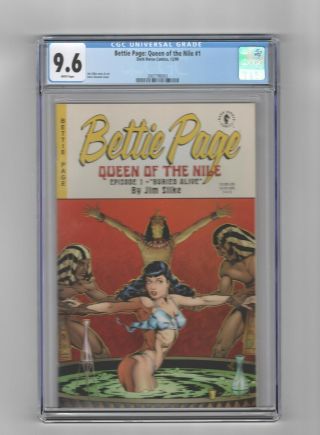 Bettie Page: Queen Of The Nile 1 Cgc Graded 9.  6