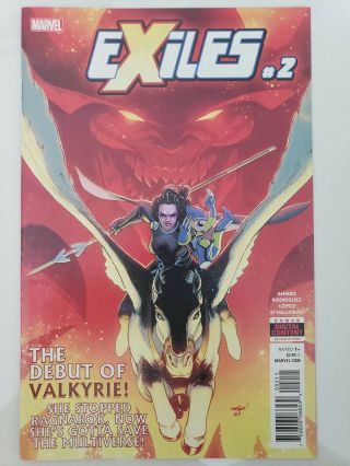 Exiles 2 (2018) Marvel Comics 1st Appearance Of Valkrie/tessa Thompson Endgame