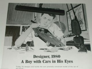 1966 General Motors Advert,  Fisher Body Craftsman Guild,  Model Car Building