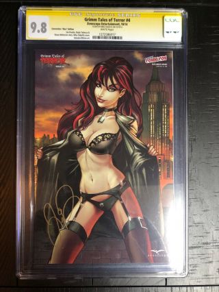 Grimm Tales Of Terror 4 Ss Cgc 9.  8 Convention  Edition Graded Highest
