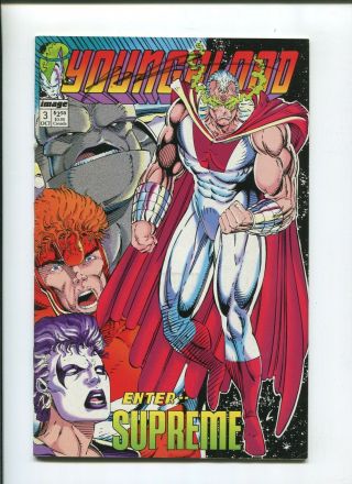 Youngblood 3 (8.  0) Enter Supreme Liefeld Signed 1992