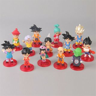 Dragon Ball 13pcs/set Son Goku Vegeta Piccolo Kuririn Childhood Action Figure