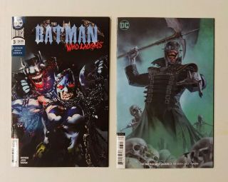 Batman Who Laughs 3 | Nm,  9.  6 - 9.  8| Set Of 2 Cover A,  B | Jock Federici Variant