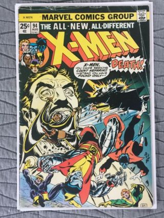 Rare 1975 Bronze Age X - Men 94 Key X - Men Begins Complete