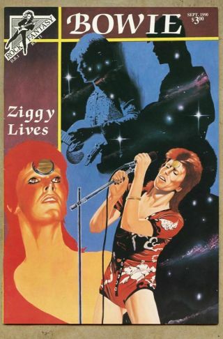 Rock Fantasy 13 - 1990 Fn,  6.  5 David Bowie Ziggy Stardust Lives