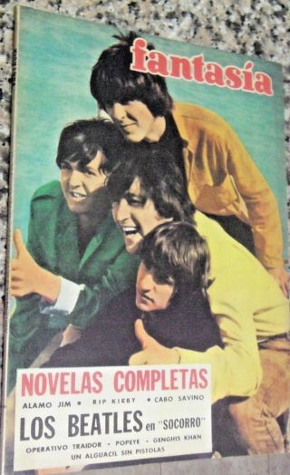 Comic Film Help The Beatles Mc Cartney Lennon Spanish Argentina 1966 1st Ed.