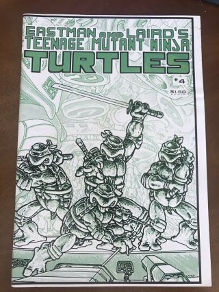 Teenage Mutant Ninja Turtles 4 (1985,  Mirage) First Printing