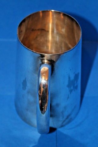 Antique Walker & Hall - A1 Silver Plated Pint Tankard - c 1900 2