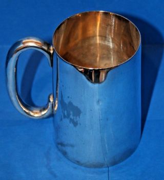 Antique Walker & Hall - A1 Silver Plated Pint Tankard - c 1900 3