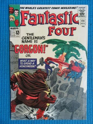 Fantastic Four 44 - (vf) - 1st Appearance Of Gorgon,  Medusa,  Dragon Man