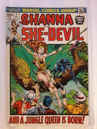 Shanna The She - Devil Vol.  1/no.  1 - Marvel/stan Lee Presents - 1972
