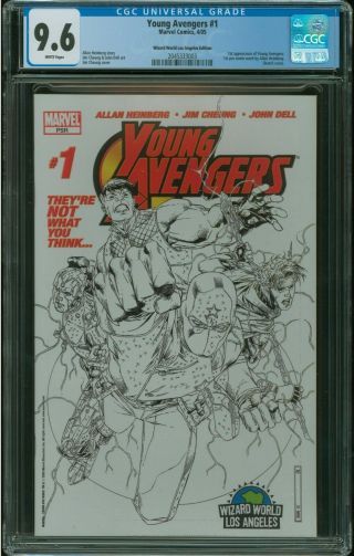 Young Avengers 1 Cgc 9.  6 Wizard World La Variant 1st Appearance Kate Bishop