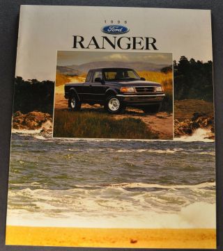 1996 Ford Ranger Pickup Truck Brochure Xl Xlt Stx 4x4 Splash