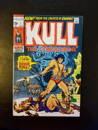 Kull The Conqueror 1 (jun 1971,  Marvel) Early Bronze Age Beauty