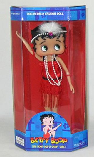 Betty Boop Red Dress Flapper Hi Figure Barbie Doll 10 " Cartoon Icon