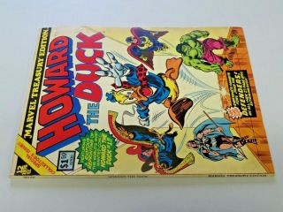 Vintage Large Comic Book Marvel Treasury Edition Howard The Duck 1976 3