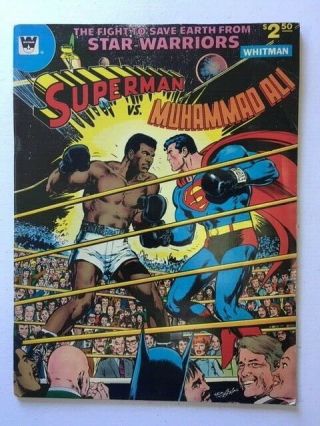 Superman Vs Muhammad Ali C - 56 Vg 1978 Dc Treasury Edition Whitman Variant Adams
