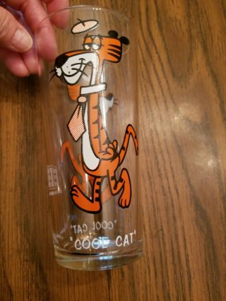 1973 Pepsi Cool Cat Glass / Looney Tunes Cartoon Characters