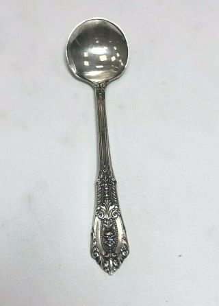 Wallace Rose Point Sterling Silver 2 1/4” Long Salt Spoon