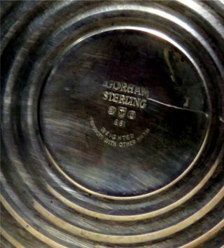 Pair (2) Vintage GORHAM Weighted Sterling Silver Candlesticks 661 2