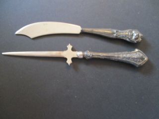 Sterling Silver Letter? Openers Ornate 2