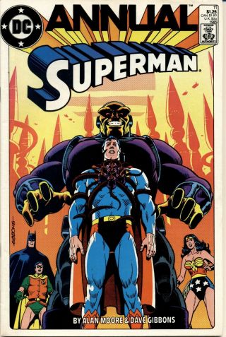 Alan Moore - Action Comics Annual 11 " For The Man Who Has Everything " Dc,  1985