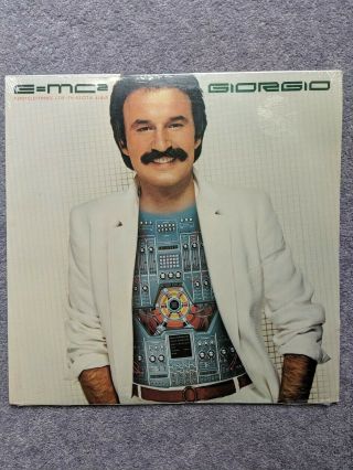 Giorgio Moroder E=mc2 Nblp 7169 Disco Music Record Album Vinyl Lp Rare Oop